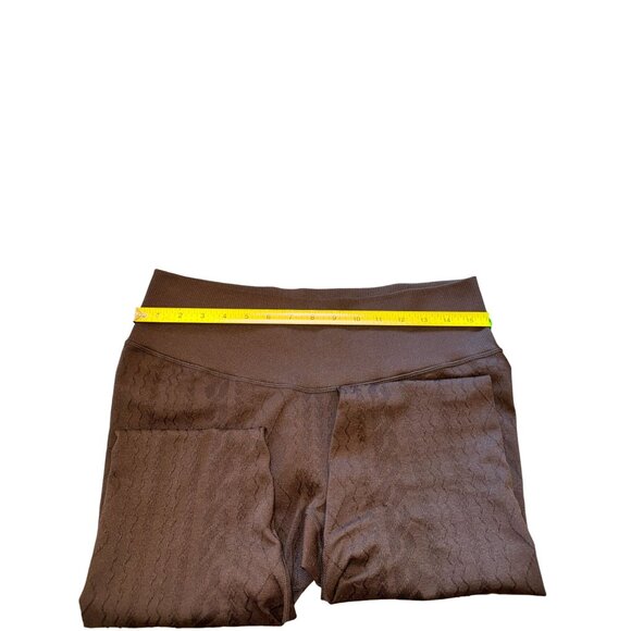 JoyLab Womens Extra Large Brown Textured High-Waist Leggings - Picture 5 of 8